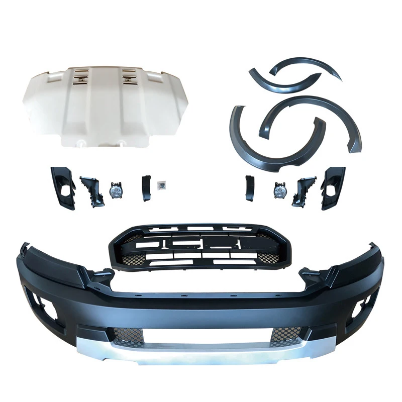 Раптор стиль корпуса наборы преобразования переднего бампера обновление для ford ranger 2015 +
