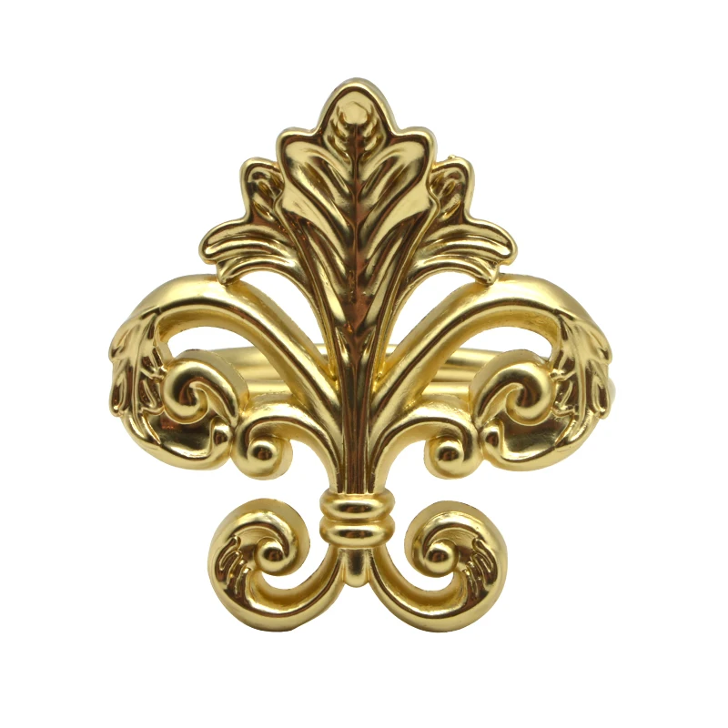 Wholesale Napkin Rings Wire Decoration Napkin Buckle for Webbing Gold Rose Gold Round Metal Silver Accessories Light Wedding Eco