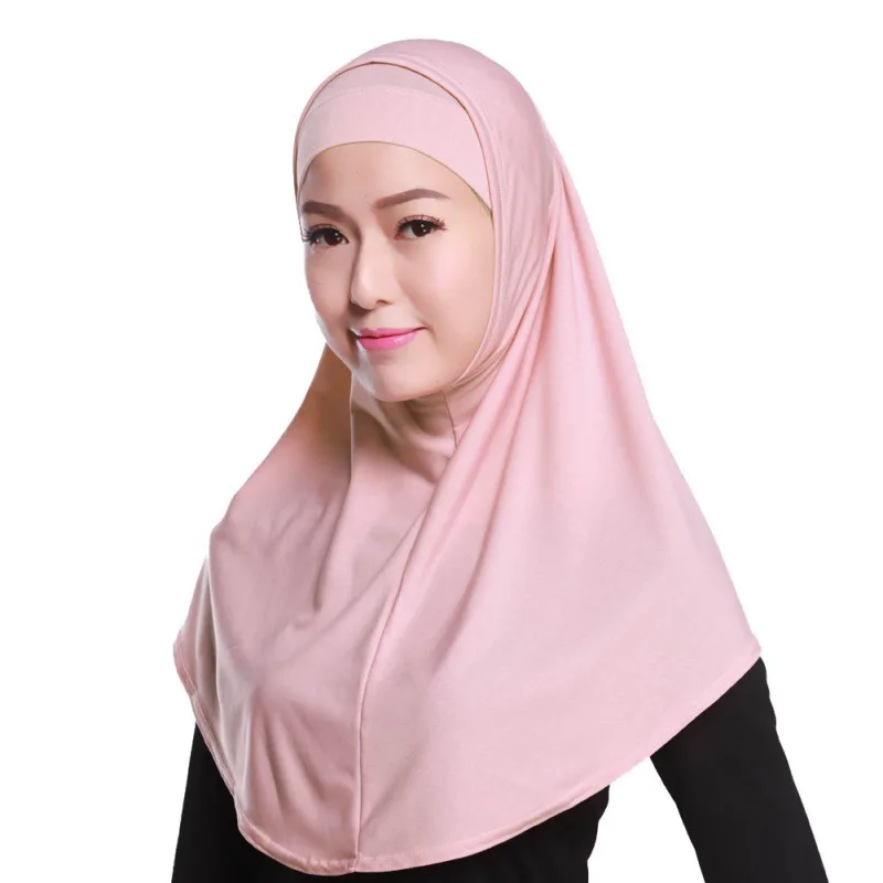 
Hot-sales Head Covering Hijab Muslim Inner Cotton Plain Hijab Scarf Women 2019 