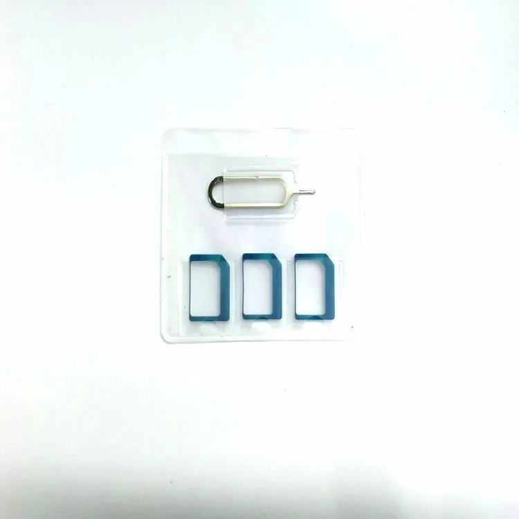 
Customized SIM Card MICRO LTE Adapter 3 in 1 for Nano to Micro Standard LTE Converter Tool 