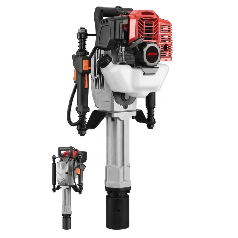 55mm 75mm 100mm 150mm piling driver handheld gasoline power post driver
