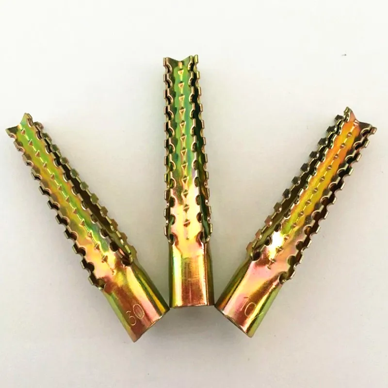 Factory sales Yellow zinc plated high carbon Steel Anchor for Aerated concrete Christmas Tree Anchors Universal metal anchor