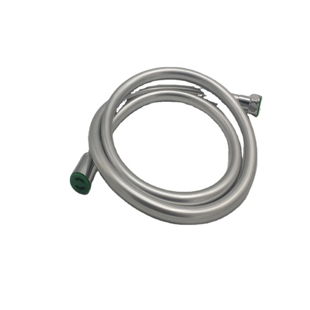 High Quality European Standard Silver Grey Chromed Pvc Shower Flexible Hose