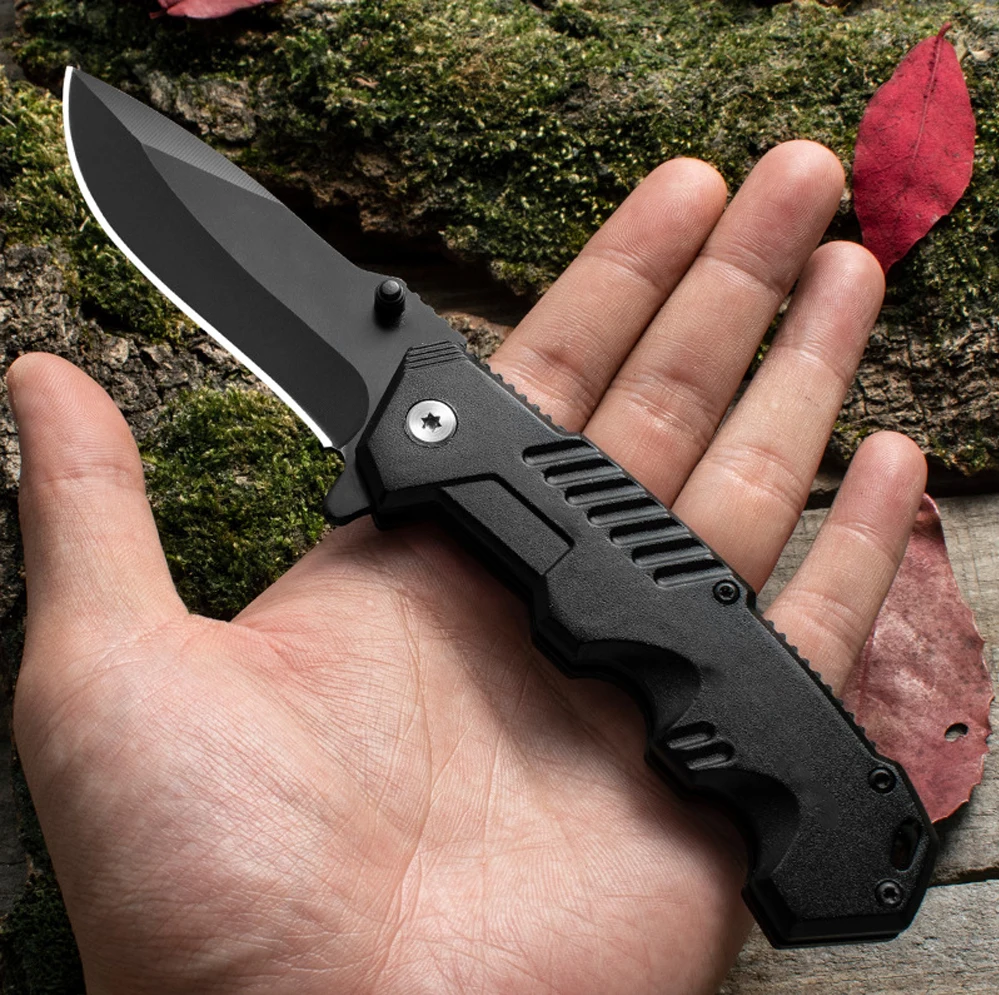 Hot Sale High Hardness Outdoor Camping Folding Knife Multifunctional Survival Tactical Pocket Knife with Glass Breaker