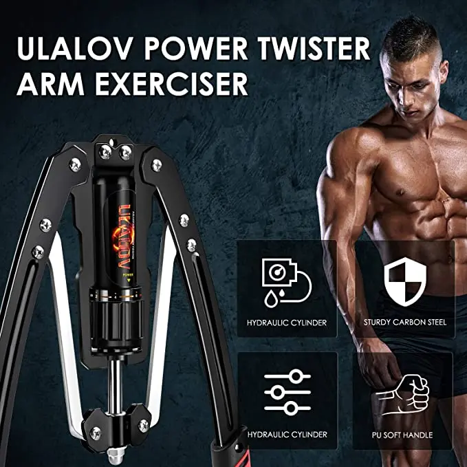 ZT Twister Arm Exerciser - Adjustable 22-440lbs Hydraulic Power/Home Chest Expander/Shoulder Muscle Training Fitness Equipment