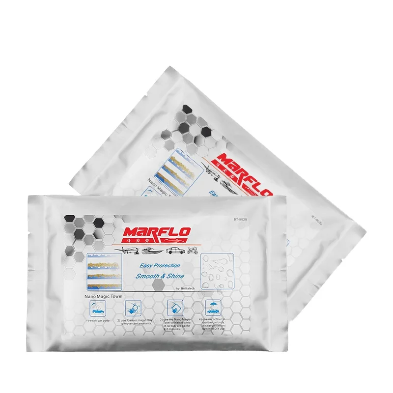 
BT-9020 Marflo нано керамика покрытием сверхтонкой пленкой краска ткань бриллиантовые кусочки из кристального материала волшебное полотенце для мытья автомобиля 10 шт./упак. 