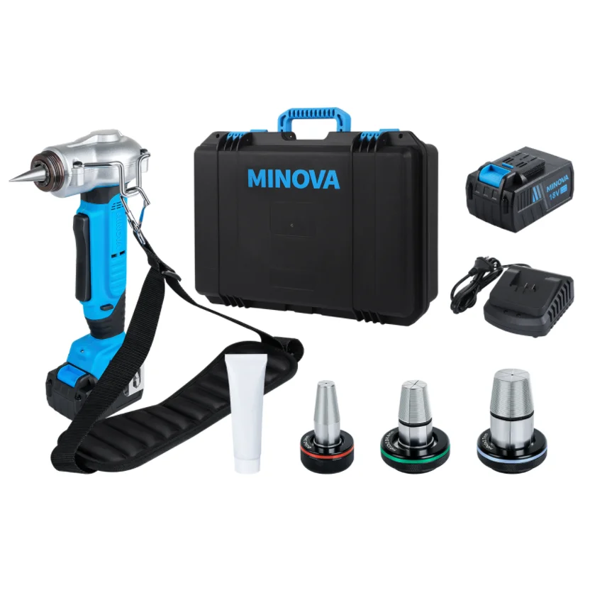 Minova Custom Logo 25,32,40mm Tube Expansion Tool Kit Pex Pipe Tube Expander With Auto-Rotating Head