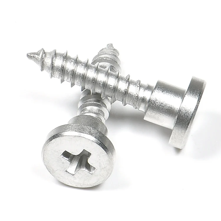 Professional Manufactures Stainless Steel SS304 Crossed Drive Flat Head with Shoulder Self Tapping Screws