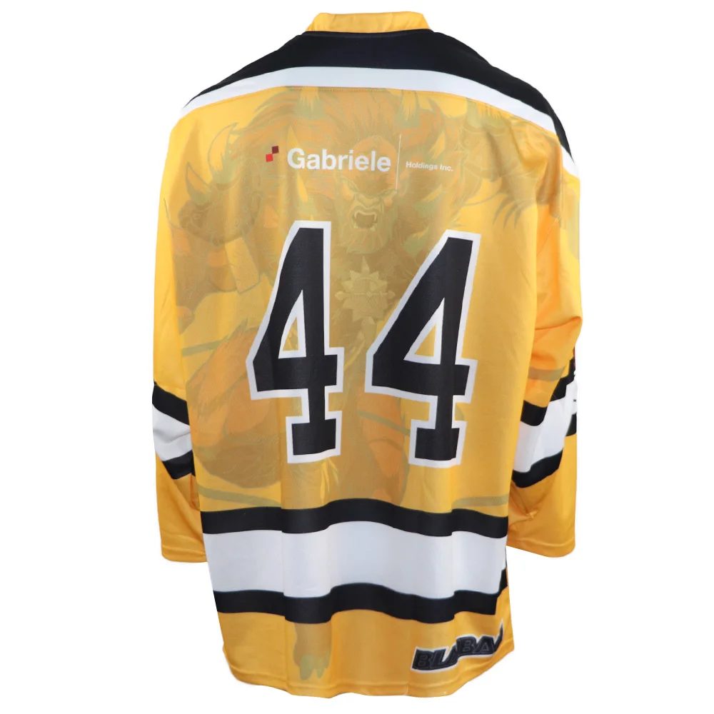 2024New 100% polyester Custom Sublimated Ice Hockey Jersey custom team sportswear hockey jersey