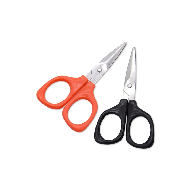 Plastic Student Scissors school utility Scissors Stainless Steel ciseaux with Smartcut Cutting Scissors