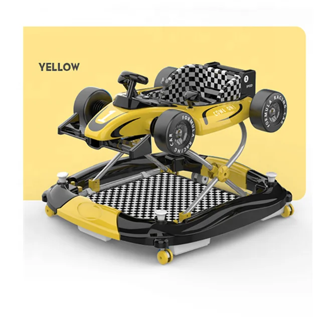 Round Baby Walker Car Modern Baby Walker Multifunction Car Shape Luxury for Boys Cartoon for 6 Months - 3 Years 4pcs Per Carton