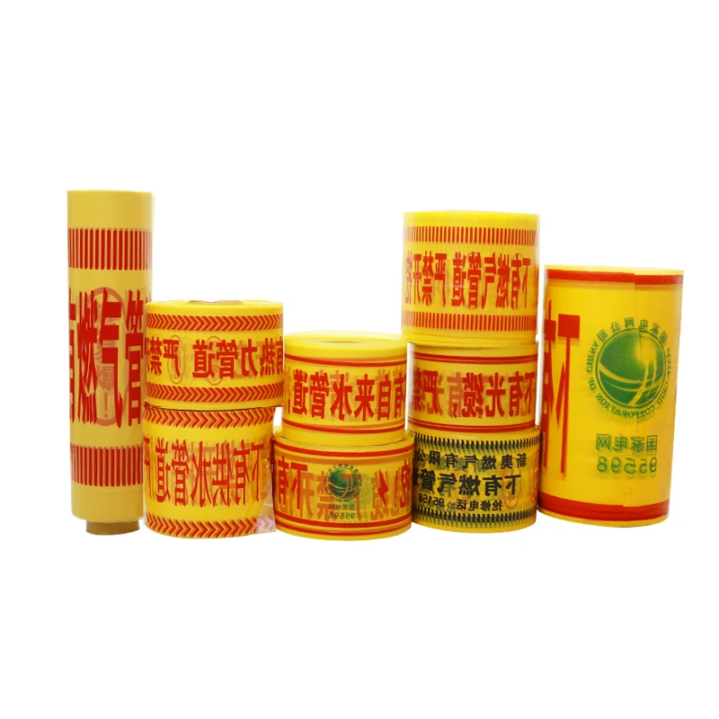 Multiple specifications buried warning tape warning tape