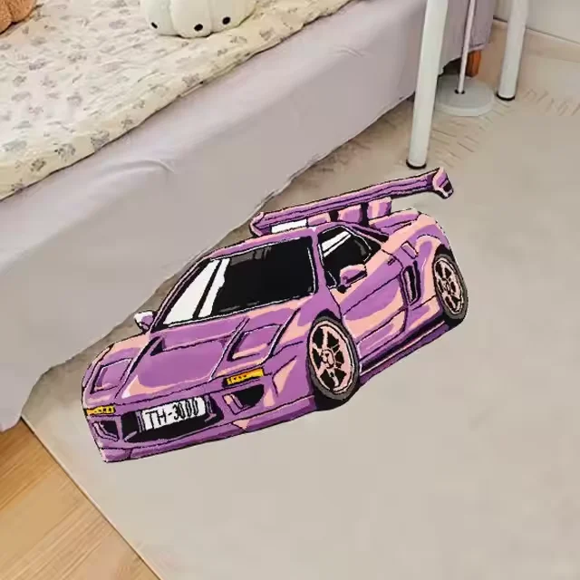 OEM Design 3D Handmade Tufted Wall Hanging Custom Die Cut Hand Tufted Carpet Area Rugs Shaped Rug