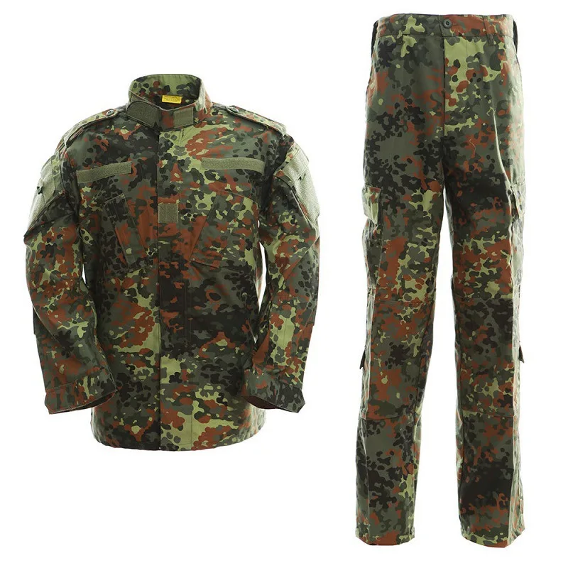 Custom Army Combat ACU Woodland Camouflage Ripstop Tactical Clothing Cheap  Frog  military uniforms suits