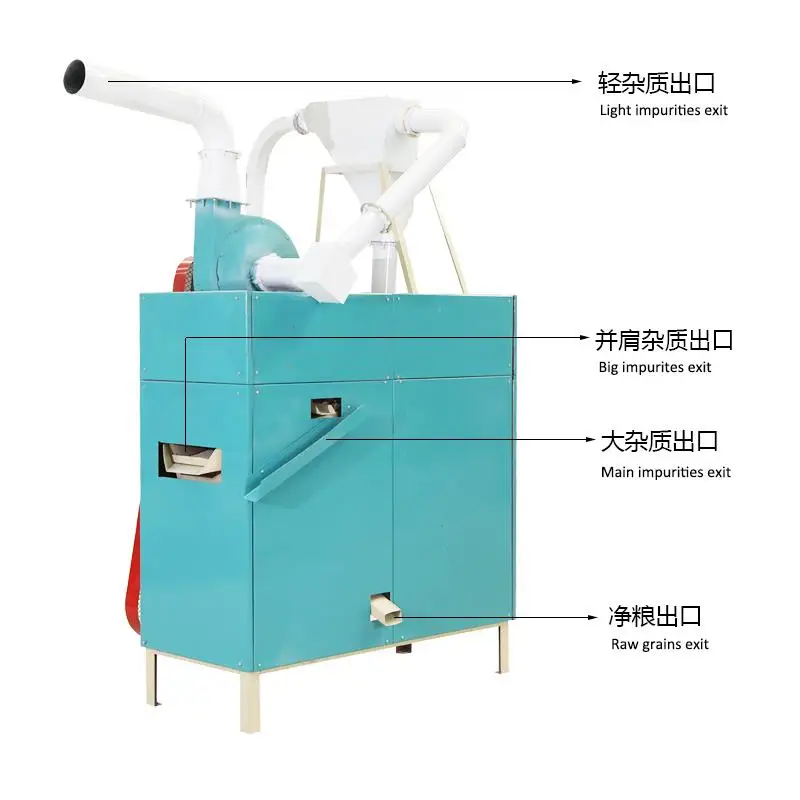 Wholesale price grain cleaner/beans Dal-Destoner machine/grain cleaning machinery