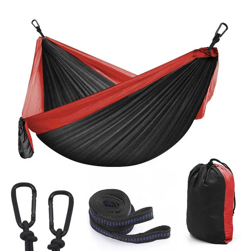 Double Camping Hammock Portable Tree 300*200cm Hammocks with 2 Hanging Ropes, Lightweight for Backpacking, Travel,