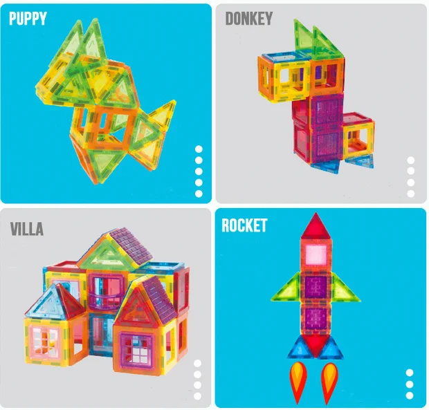 
2019 Factory sales Educational wholesale new toys magnetic building blocks sets 