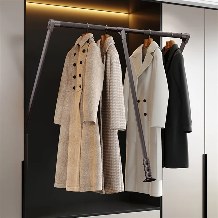 Wardrobe Furniture Hardwawre Pull Down Lifter 450-1150MM Soft Close Clothes Hanger