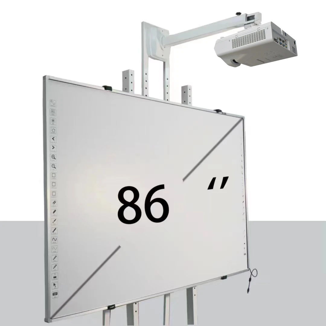 Customized Multi-Functional All-In-One 82 86 96 102 Inch Electronic Whiteboard Interactive Board Classroom School Smart Board