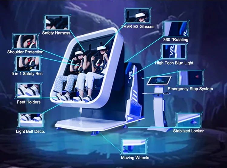 Other Amusement Park Roller Coaster 9d Vr Game Racing Fly Simulator Vr Virtual Reality Equipment