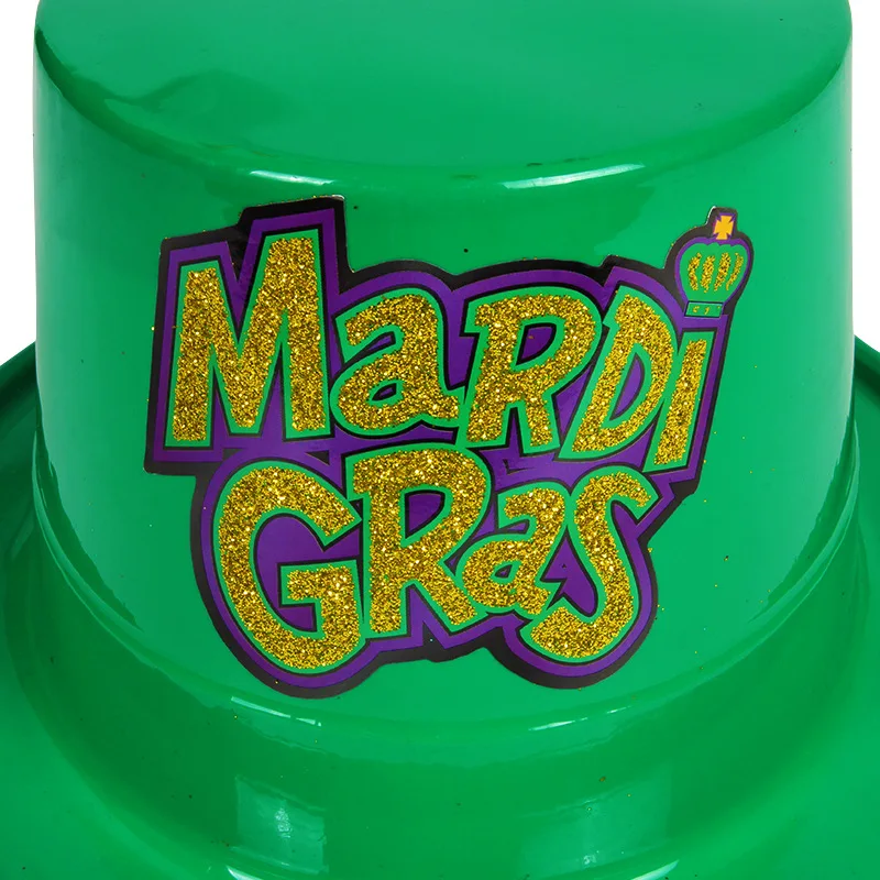 ST. PATRICKS DAY HATS Fancy Dress Costume Accessory Party Irish Green Plastic Hat