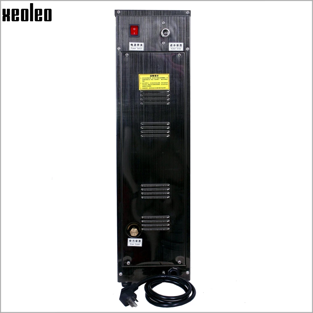 Xeoleo 20L Hot Water dispenser Commercial Hot Water machine 60L/H Black Stainless steel Water boiler for bubble tea shop 3000W