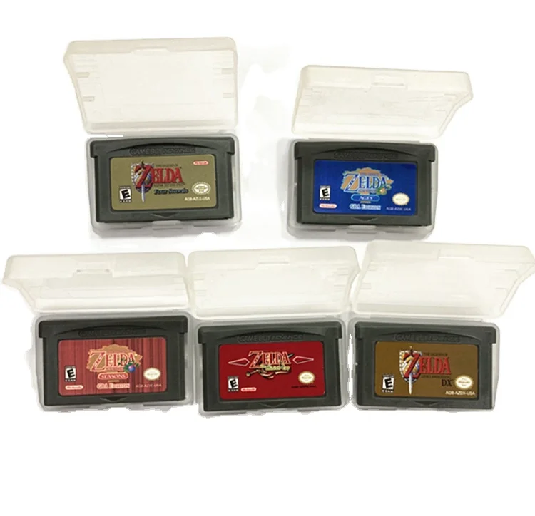 The Legend of Zelda video game card LINKS AWAKENING FOUR SWORDS SEASONS AGES Cartridge for GBA