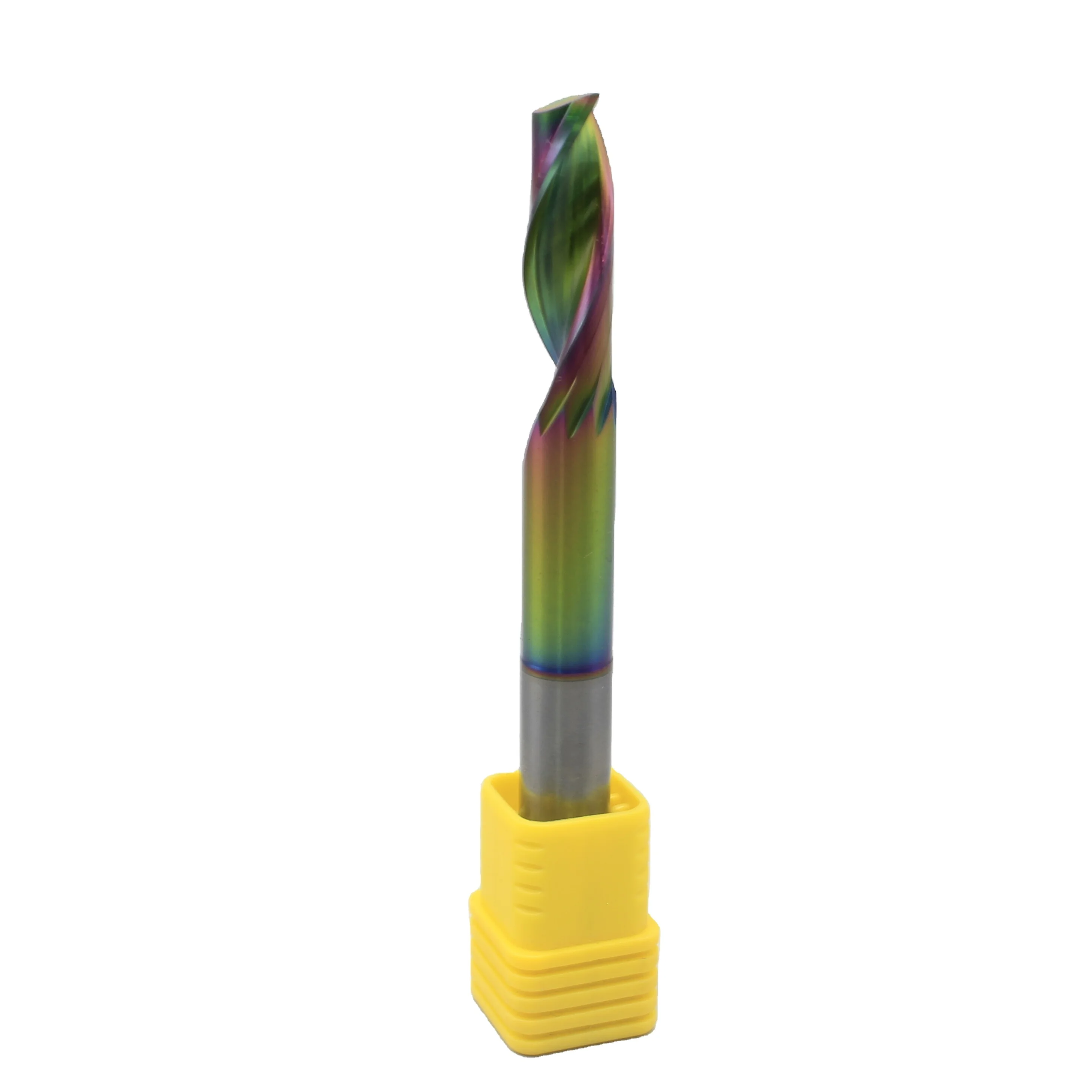 8*H40*L75 FST Free Sample Coated Solid Carbide up Doen End Milling Cutter Tools for Wood CNC Router Bits