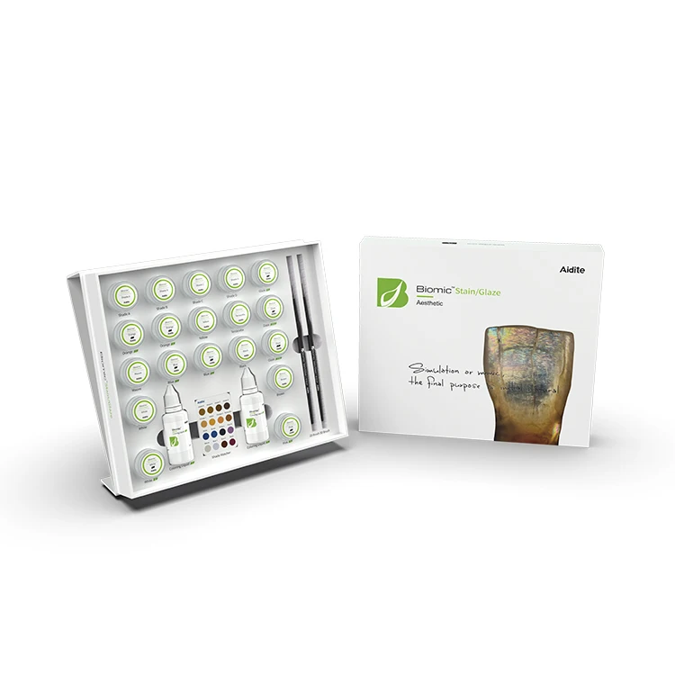 Aidite Biomic Stain/Glaze dental glaze stain dental ceramic zirconia discs