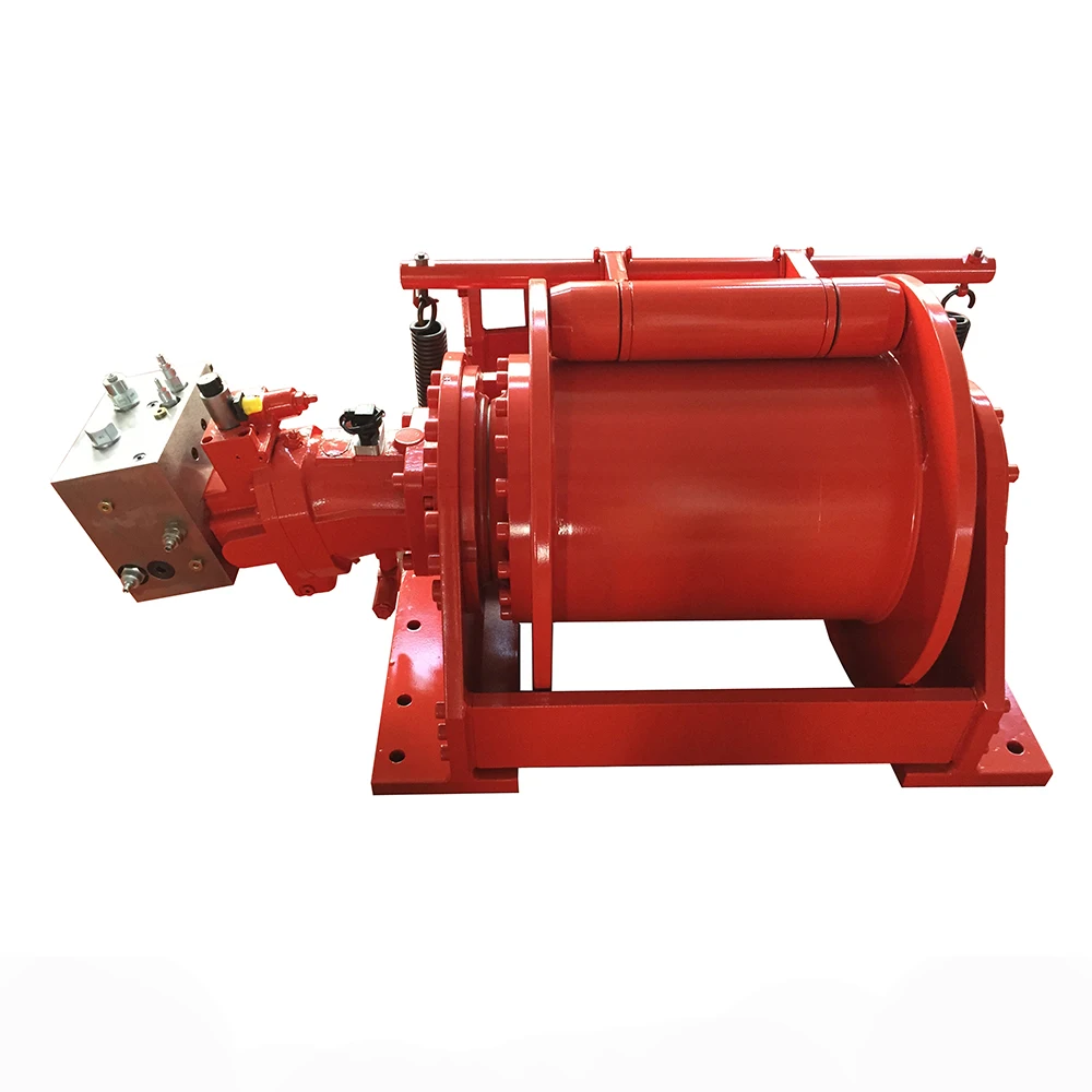 single drum and double drum hydraulic winch for skid steer/tow truck/chipper/atvs/trailers