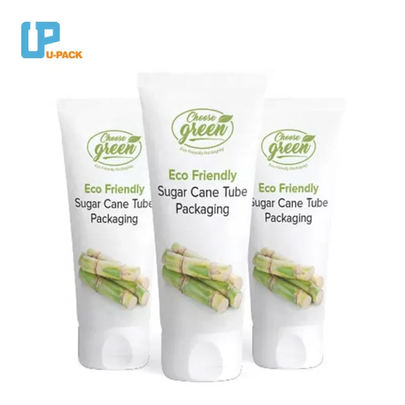 Eco friendly packaging Braskem Green PE Bio-Plastic Tube Sustainable Green Cosmetic Packaging Customized