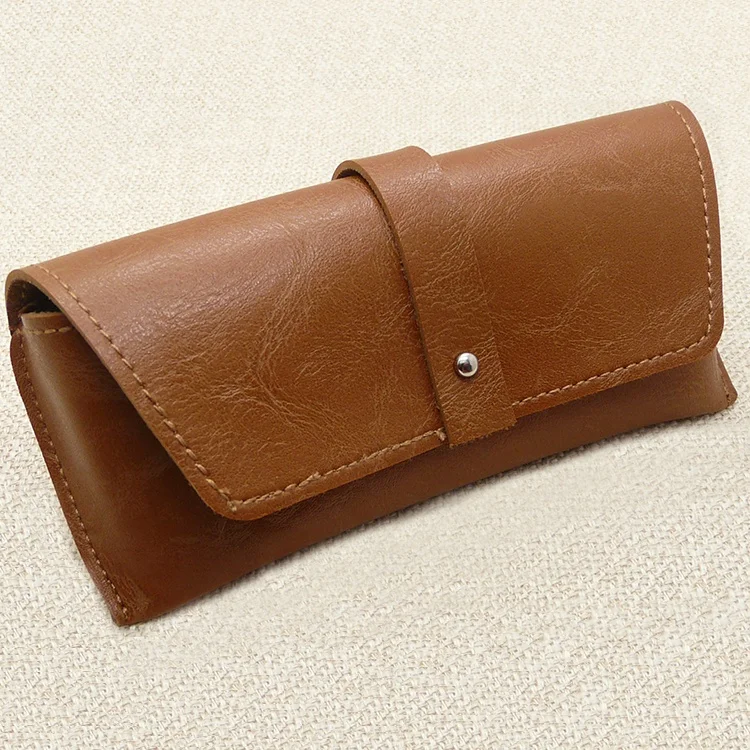 PU Material Dark Color Fashionable Design Packing Eye Glasses Case YT-ORN-044