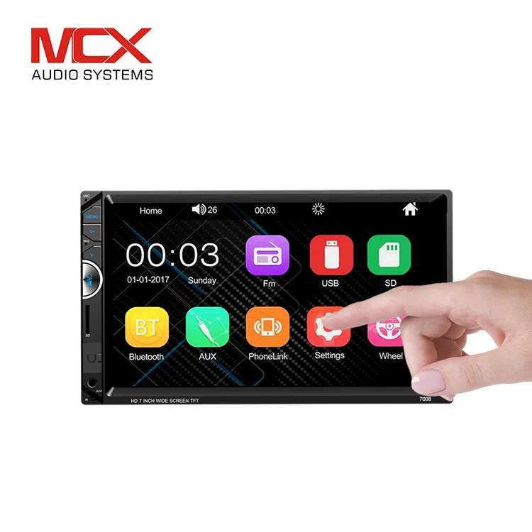 Good price 7 inches 2+32G Carplay DSP IPS Android Car Dvd Player Multimedia Gps System