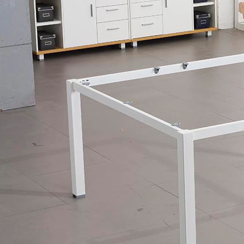 Home Office Metal School Warehouse Mall 4 People Table Commercial Workstation Desk Modern Office Furniture