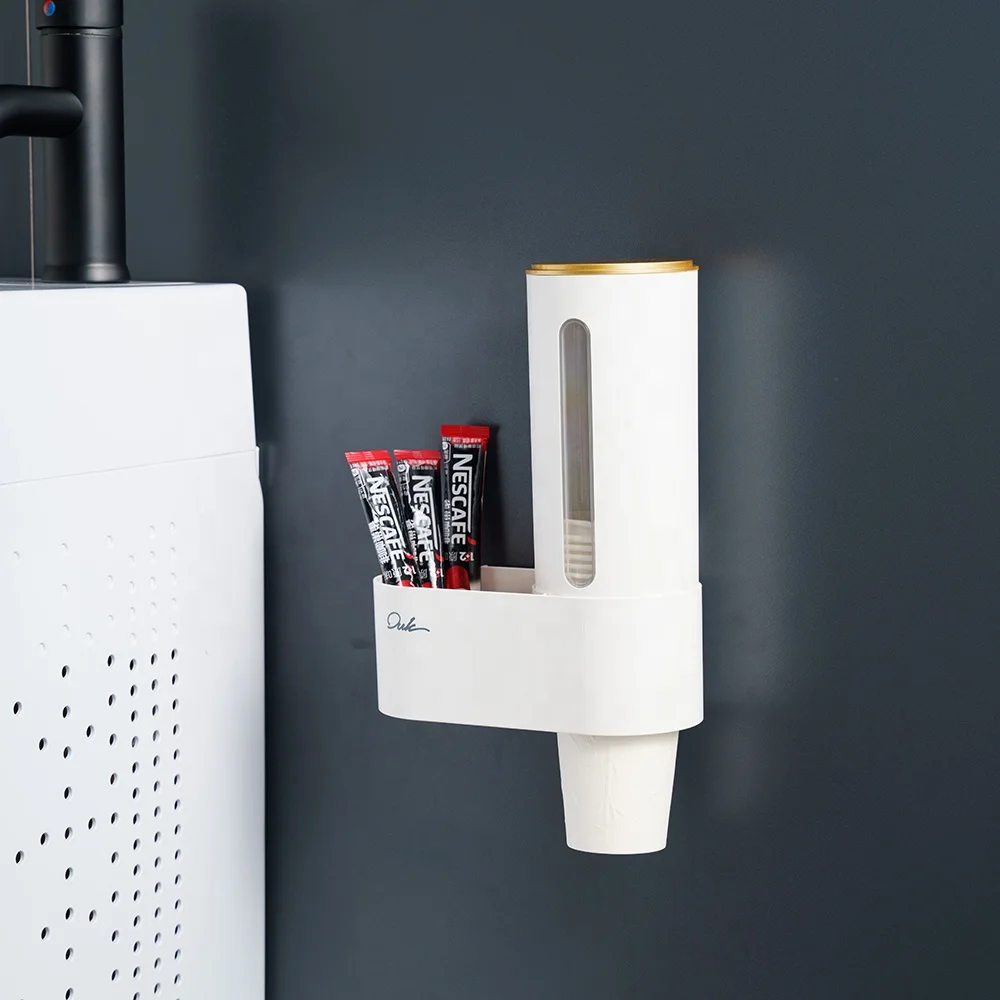 Kitchen Plastic Holder Disposable Paper Cup Dispenser
