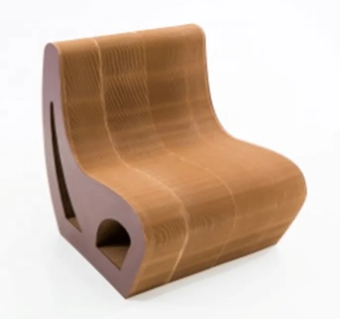 Kraft Paper Couches Folding Accordion Chair Stretchable Bench