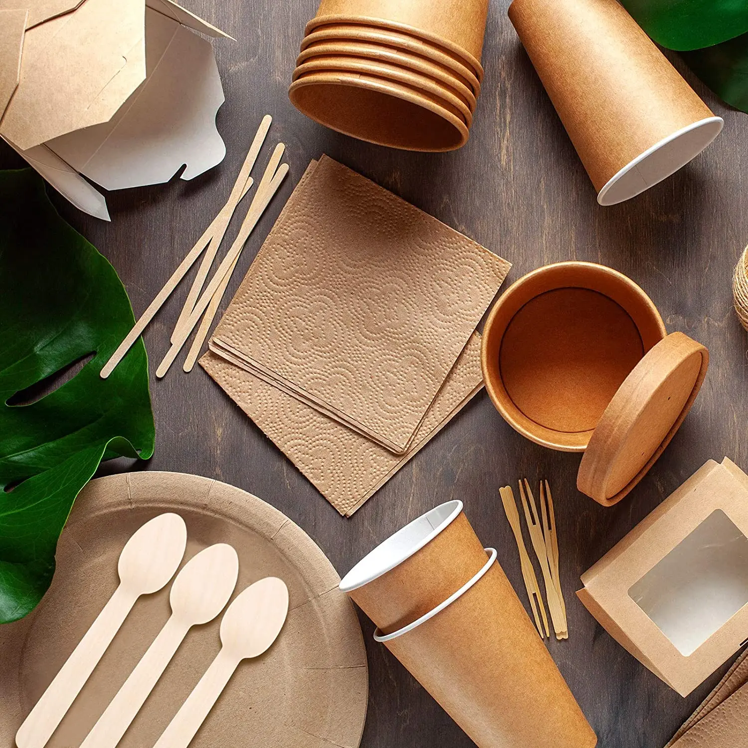 Customizable Disposable Biodegradable Sugarcane Bagasse Meat Fruit Packing Trays