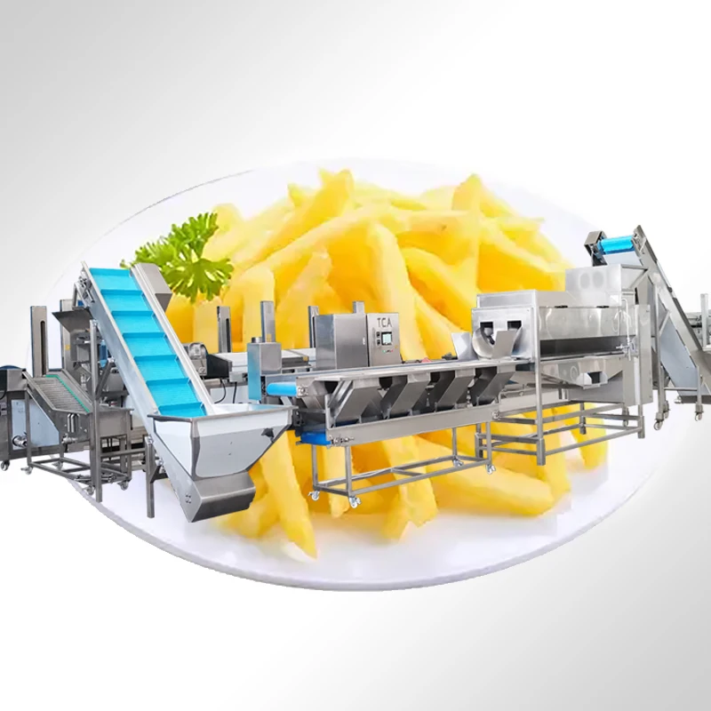 TCA Industrial Frozen French Fries Machinery Automatic Fried Potato Production Fries Maker Machine Processing Line