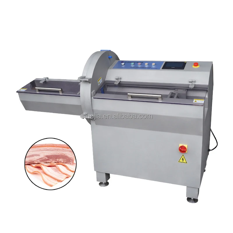 Made in China Frozen Meat Chopping Slicing Machine / Bacon Cutting Machine For Pork Beef Lamb