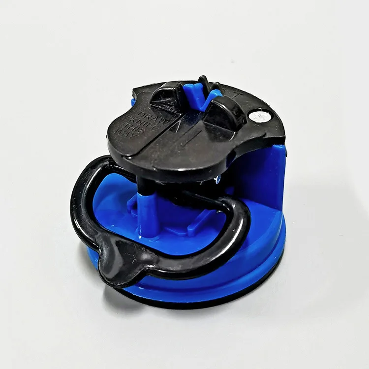 Factory Wholesale Custom Logo Portable Kitchen Round Mini Knife Sharpener With Suction Pad