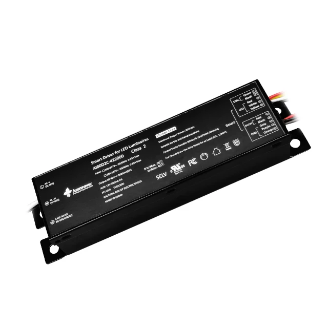 80W 0-10V dimming AC-DC 1500mA high PF constant current dual channel output LED driver