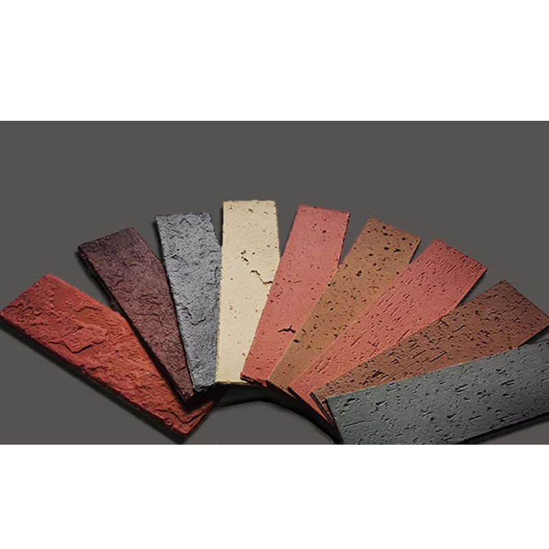 Justone Outdoor House Front Wall Tiles Design Artificial Stone 3D Section Texture Waterproof Ceramic Tiles For Exterior W