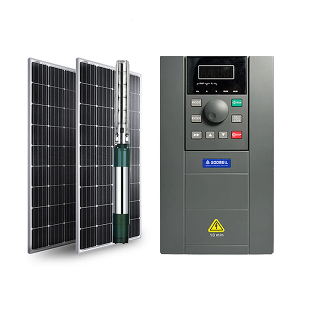 Genuine Agriculture DC AC 3 Phase Mppt And Vfd Variable Frequency Converter Solar Pump Inverter