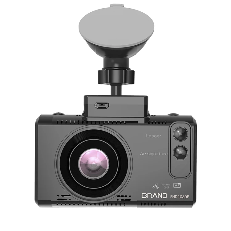 3 inch Combo Dash CAM Car DVR with Full Frequency Radar Detector With Signature 1080P 2K Camera GPS / E-dog
