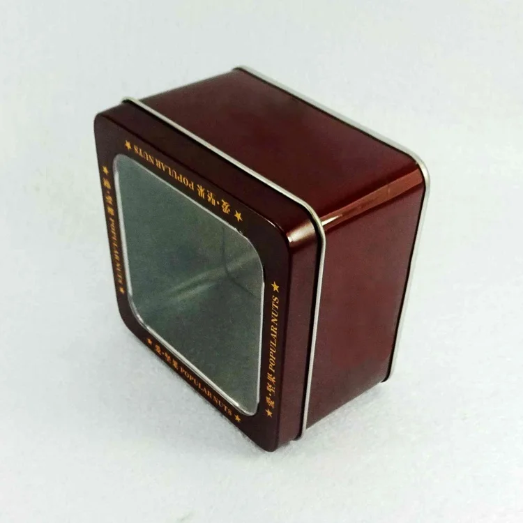 Custom Design New Square Candy Japanese Gift Tin Boxes