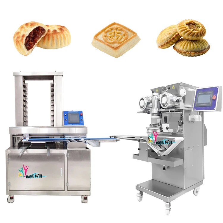 Shanghai Bakenati BNT-208 Dattes Filling Machine Maamoul Mooncake Making Machine