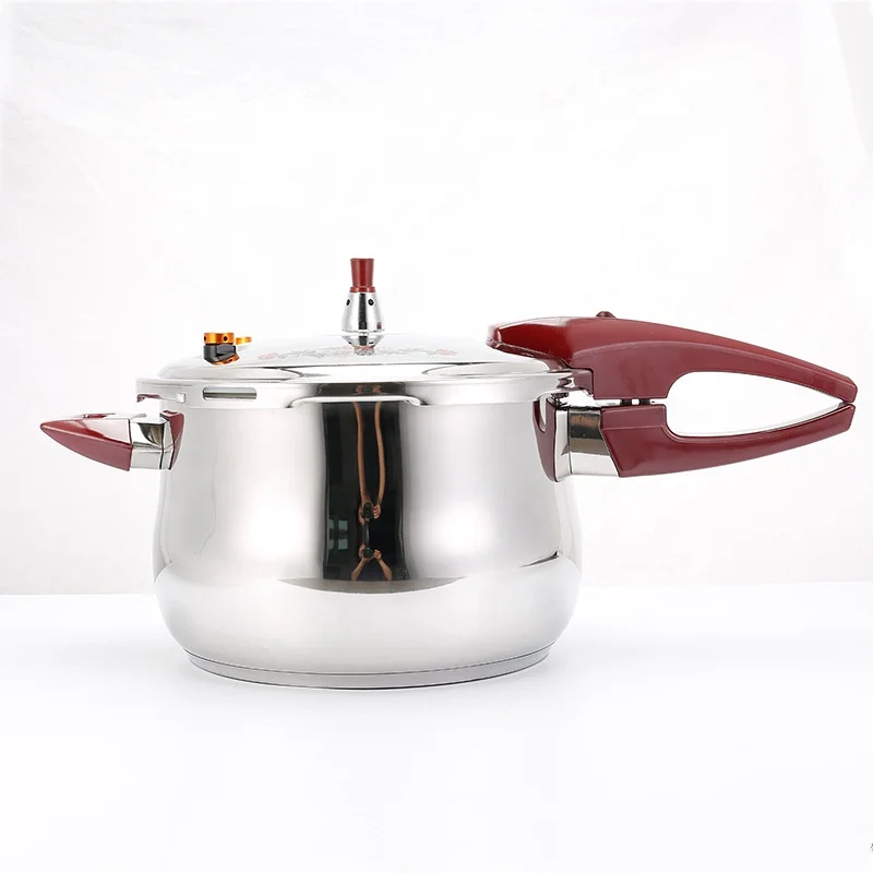 Cookware Sets Kitchenware Gas and Induction Cooker Hotel Pressure Cooker with Multiple Safety Space Black 22CM pressure cooker