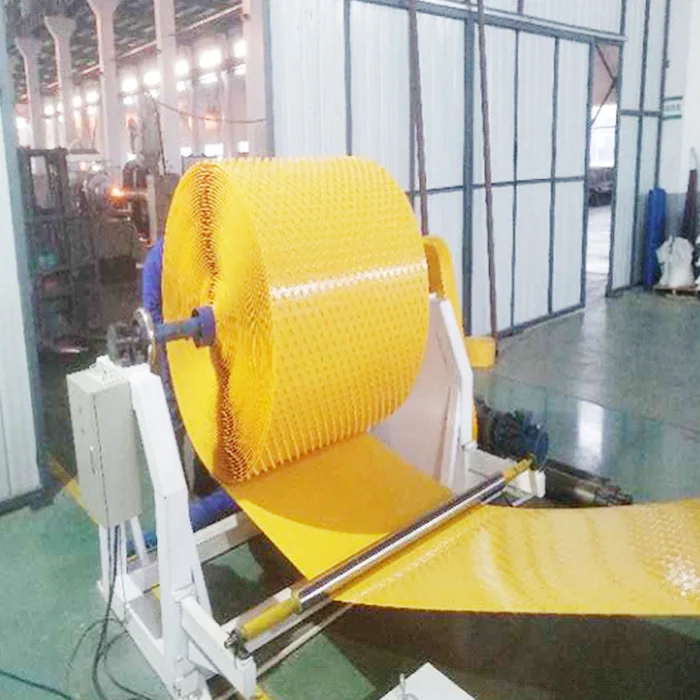 Plastic V-lock sheet production line, HDPE anchor sheet machine Multi-point anchoring pe board