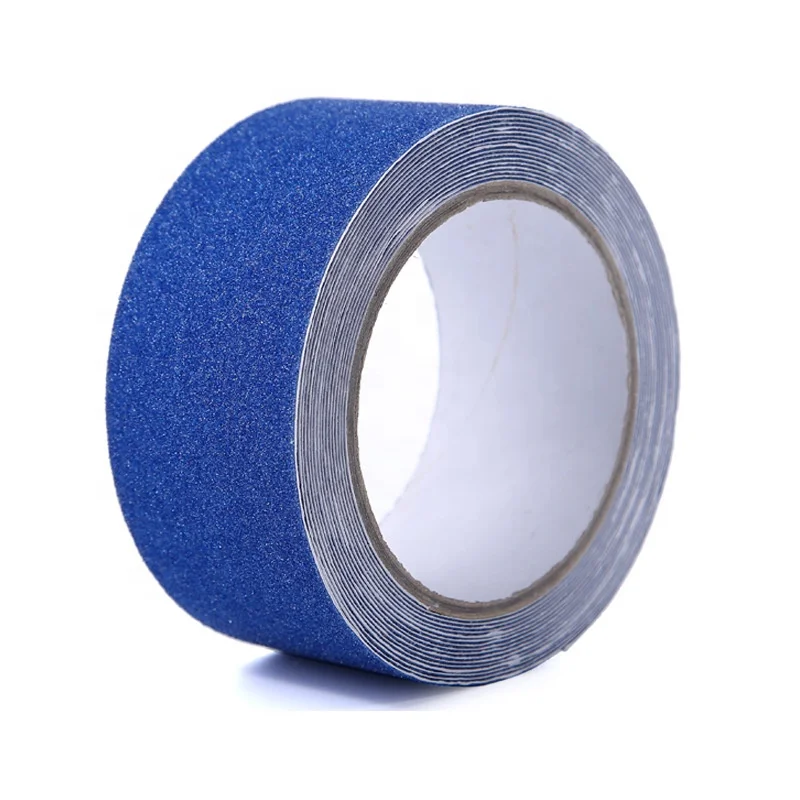 Waterproof blue floor safety caution stair strong adhesive anti-slip tape