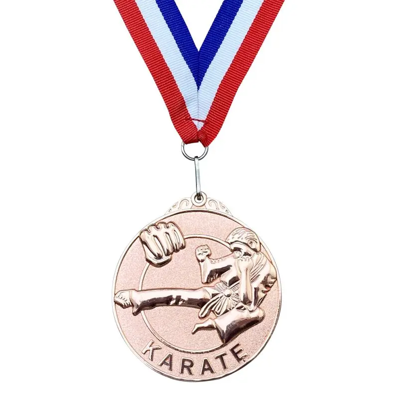 Old Medals Machine Pour Faire Les Medailles Custom Logo Gold Key Blank Metal Sports Karate Medal